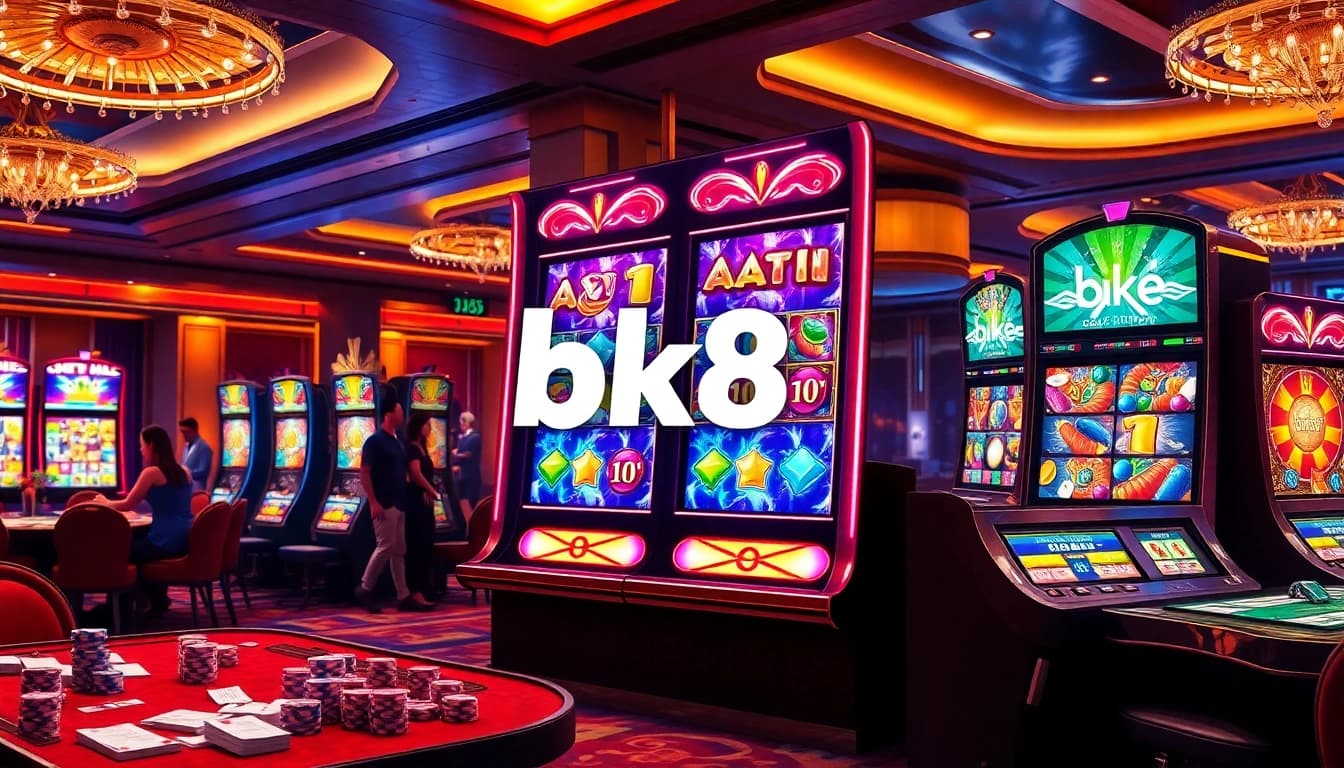 Experience the excitement of bk8 สล็อต with vibrant slot machines and immersive casino gameplay.
