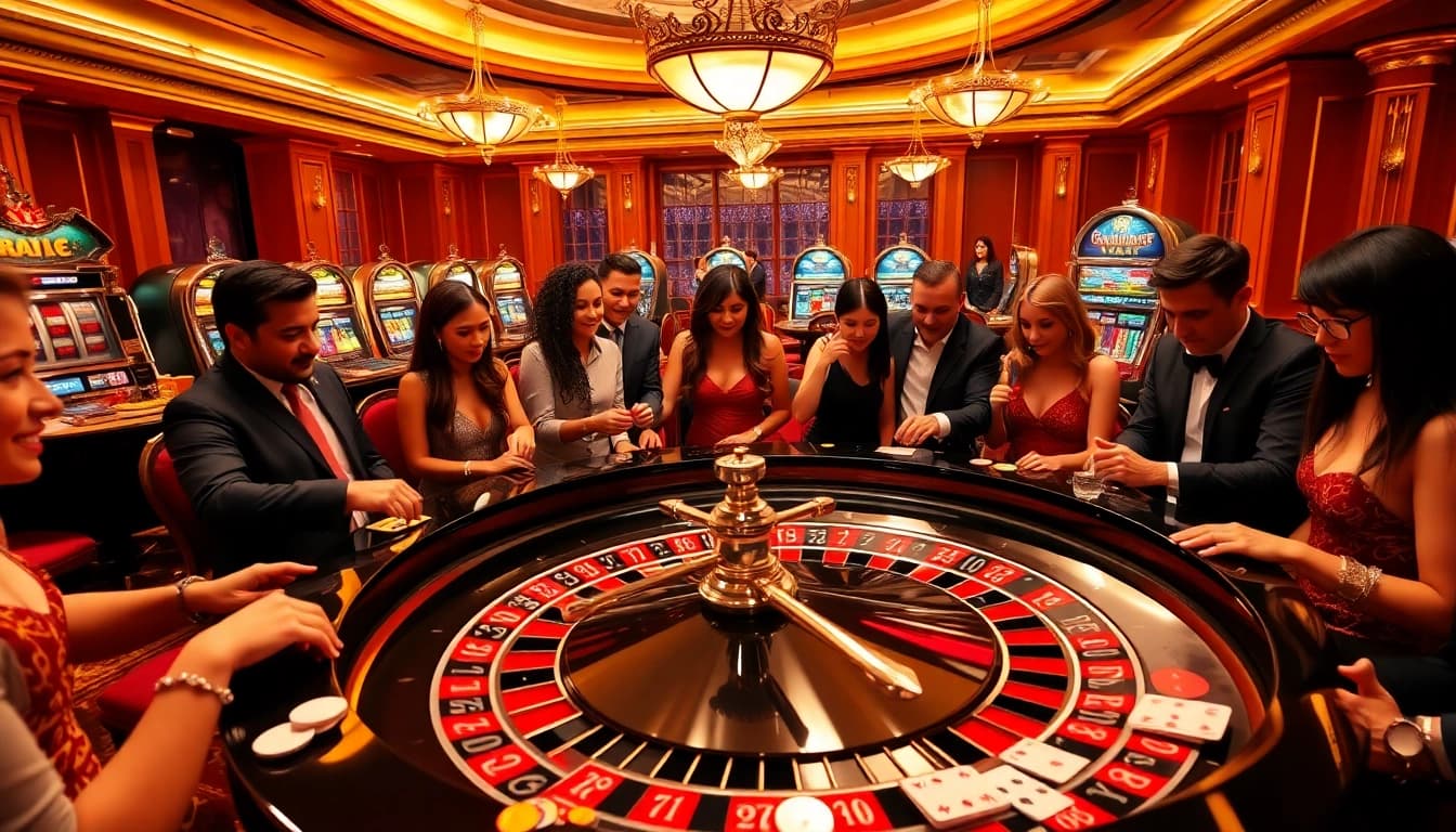 Players enjoy the thrill of betting at mm88.land with an exciting casino atmosphere.