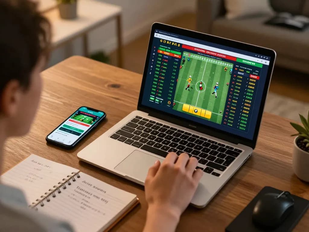 View of a dynamic online sports betting setup on https://fabet.limited/ with live odds displayed.