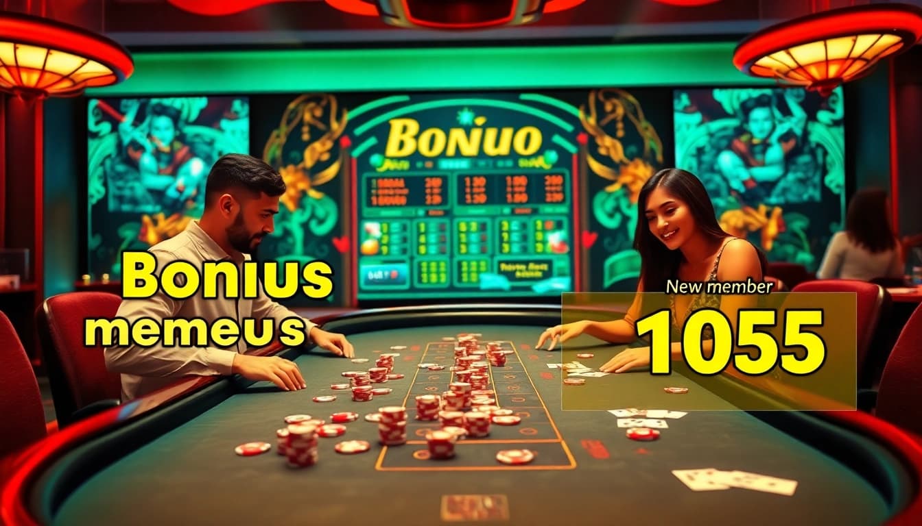 Experience the thrill of slots with bonus new member 105 opportunities at our luxurious casino.