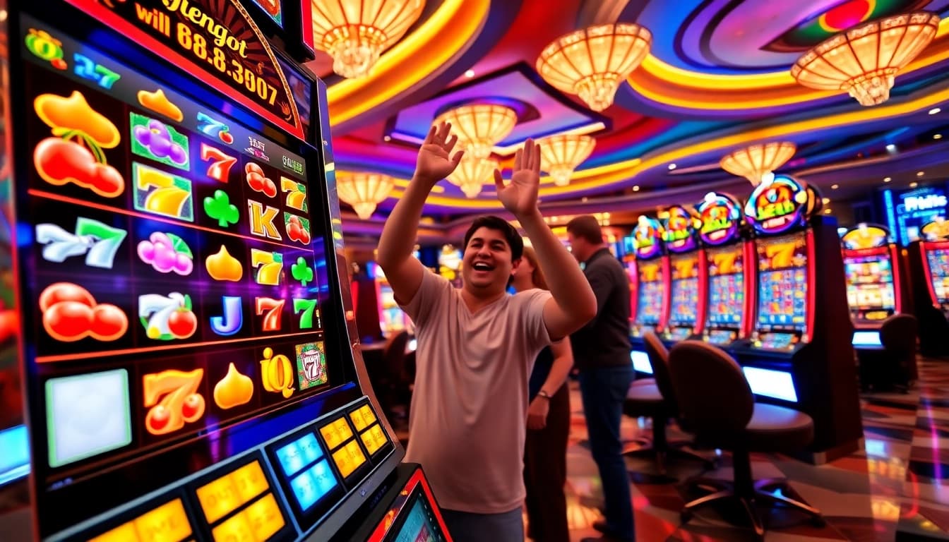 Dapatkan slot maxwin di mesin slot dengan pemain yang bersemangat meraih kemenangan.