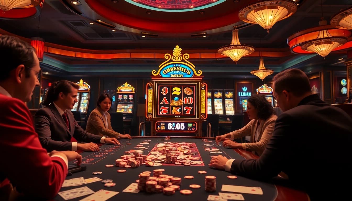 Experience winning at dewaslot with vibrant slot machines and elegant casino gaming.