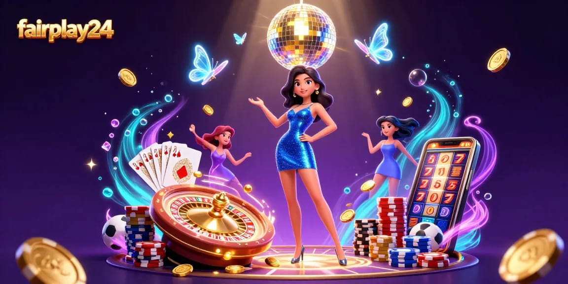 Experience fairplay24 sports and casino thrills as glamorous gaming unfolds with vibrant colors and excitement.