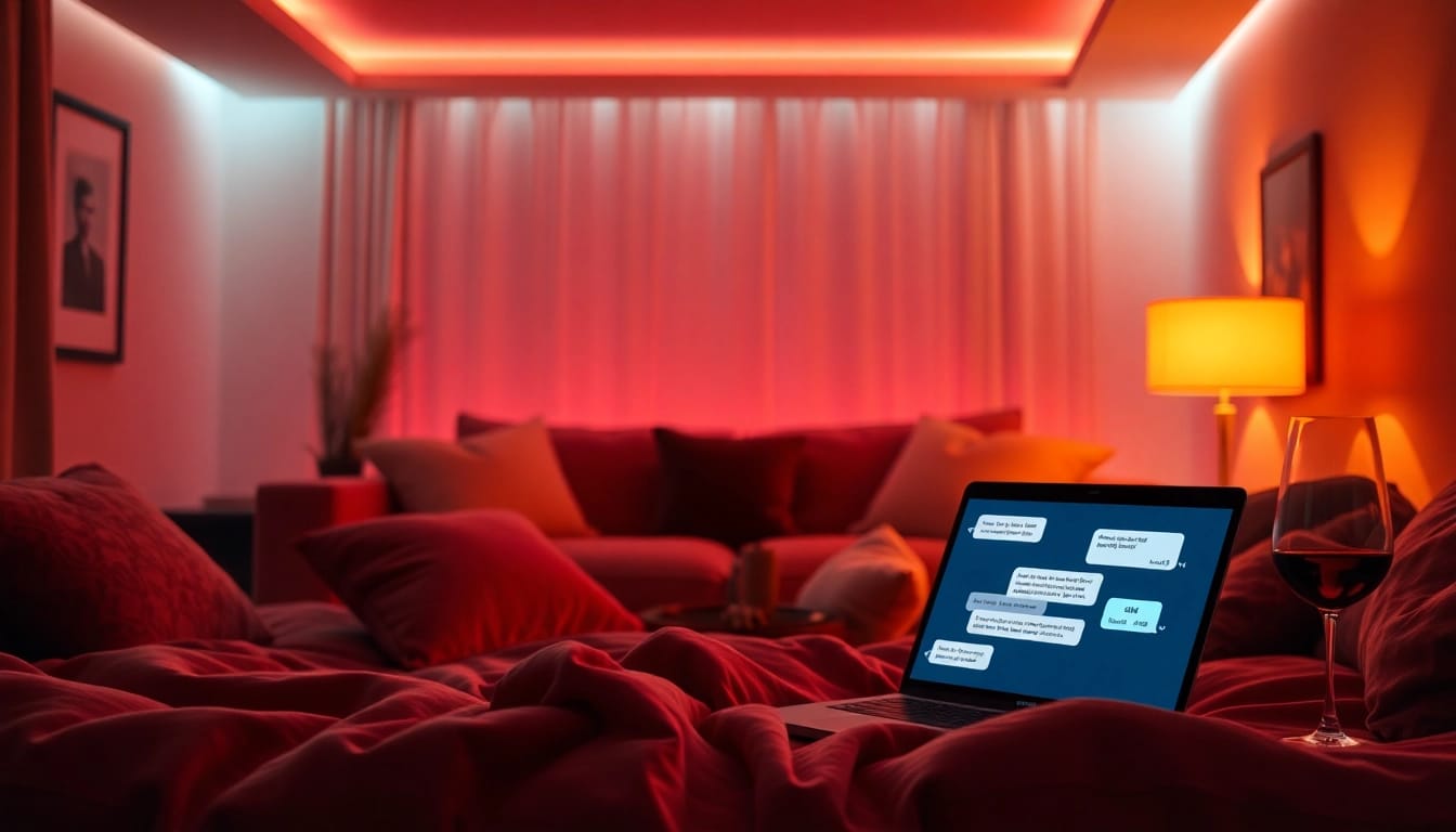 Explore free sex ai interactions in a cozy, inviting room setting.