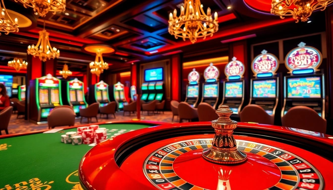 Experience the excitement of new 88 with vibrant casino tables and engaging players.