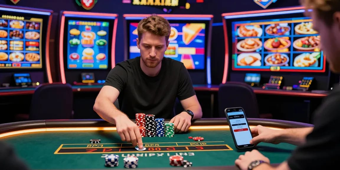 UK player enjoying online casinos that accept credit cards with vibrant games and live dealers