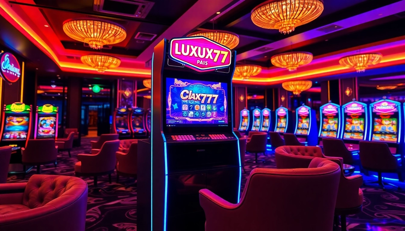Rasakan keseruan luxury777 game di mesin arcade modern dengan suasana mewah.