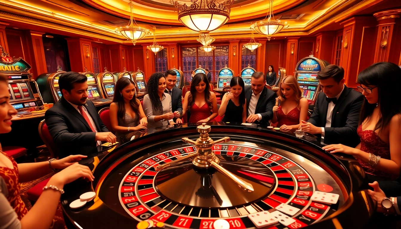 Players enjoy the thrill of betting at mm88.land with an exciting casino atmosphere.