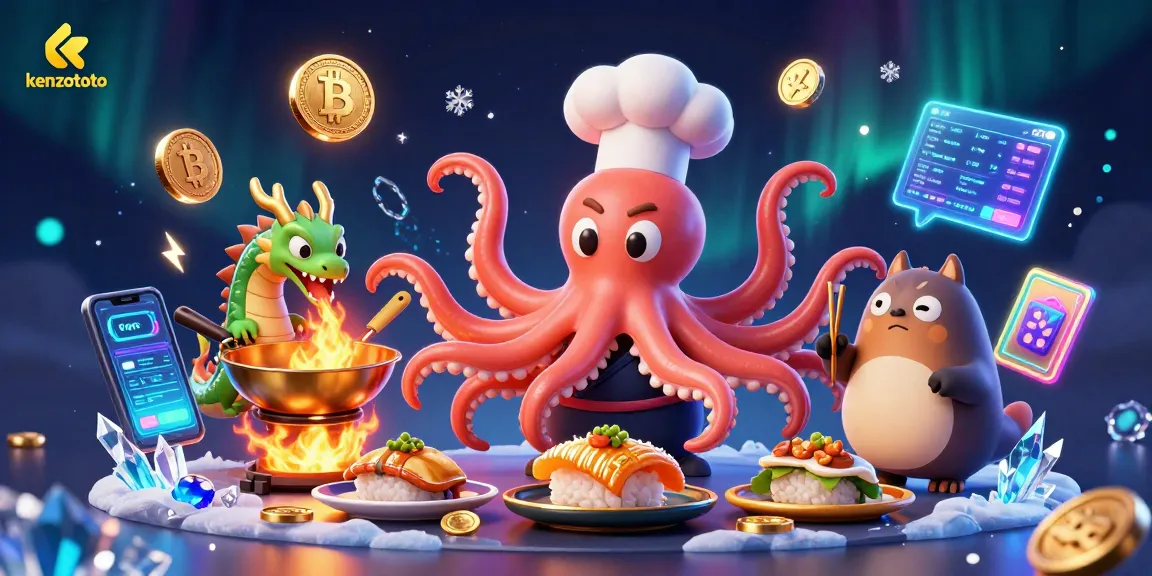 Kenzototo engages players with vibrant online casino action through striking visual elements and gaming excitement.