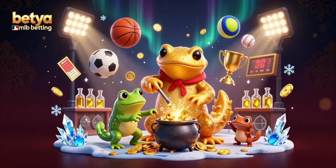 Engage in betya mlb betting as a golden alchemist transforms sports into fortune in a dynamic scene.