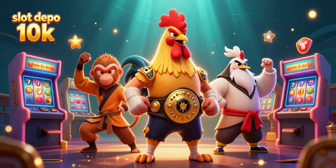 Engage in thrilling slot games with slot depo 10k featuring lively 3D characters and fun game elements.