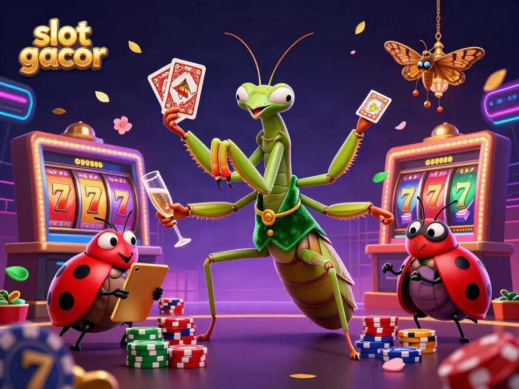 Experience high-stakes excitement with slot gacor's vibrant slot reels and lively characters in action.