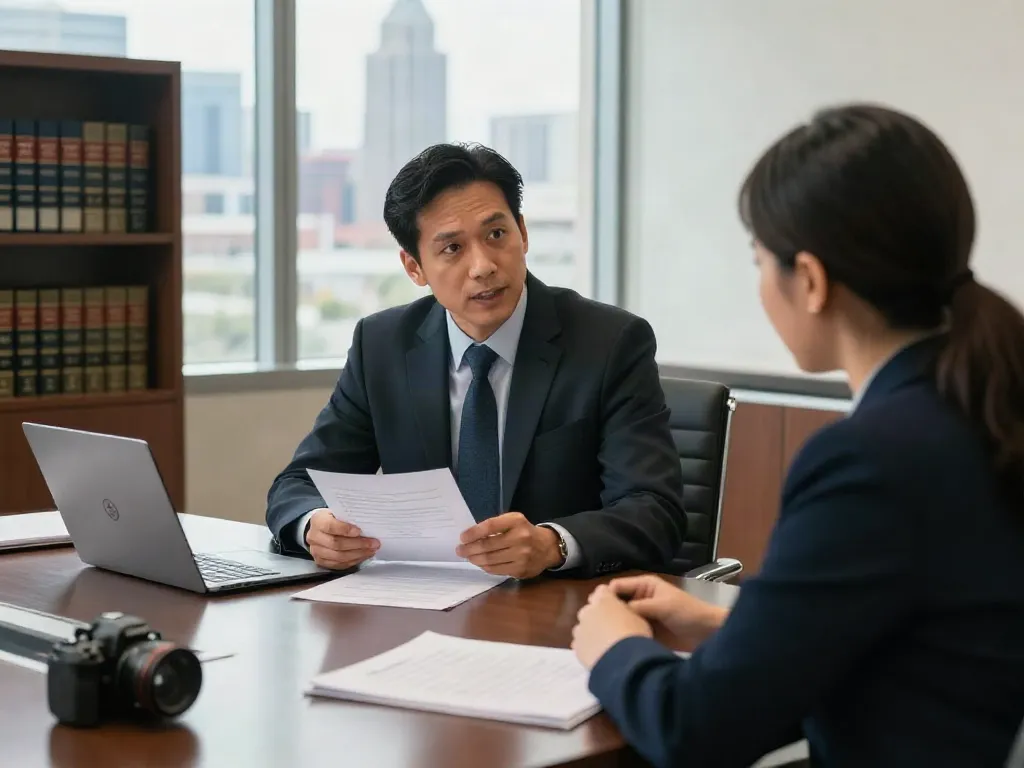 Consultation on Marietta DUI defense attorney fees in a modern law office.