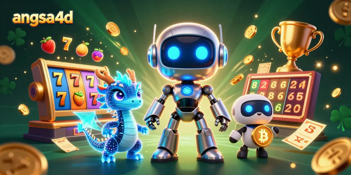 Experience unlimited gaming opportunities with angsa4d in this vibrant casino digital illustration.