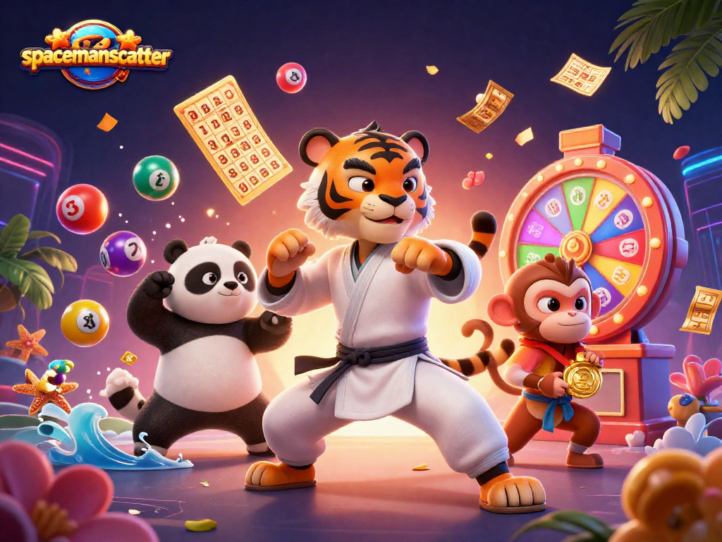 Experience thrilling casino excitement with spacemanscatter in a vibrant, action-packed scene.