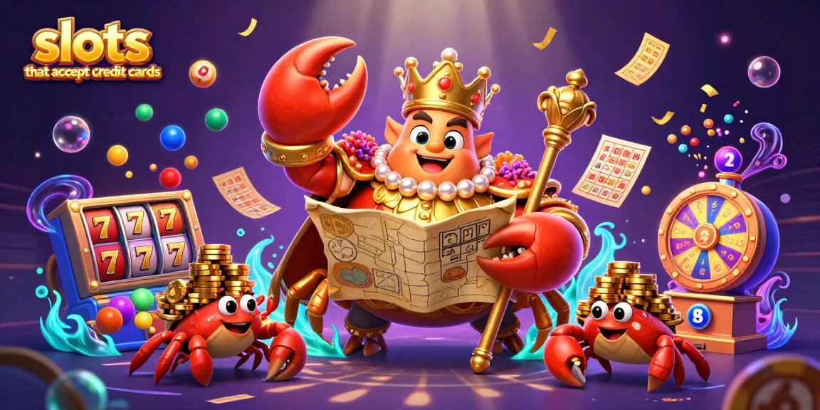 Play exciting slots that accept credit cards with dynamic visuals and vibrant game elements.
