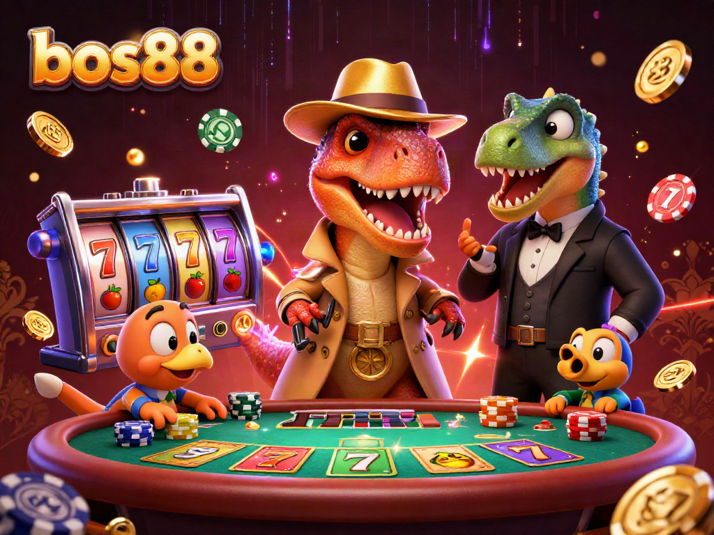 Bermain bos88 dengan velociraptor yang mengintai saat mendaftar untuk mendapatkan jackpot di kasino.