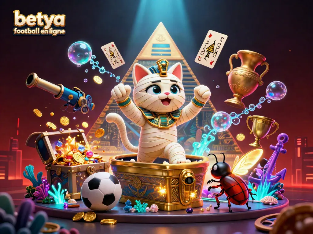 Engage in betya football en ligne with an exciting casino scene featuring dynamic characters and rich visuals.