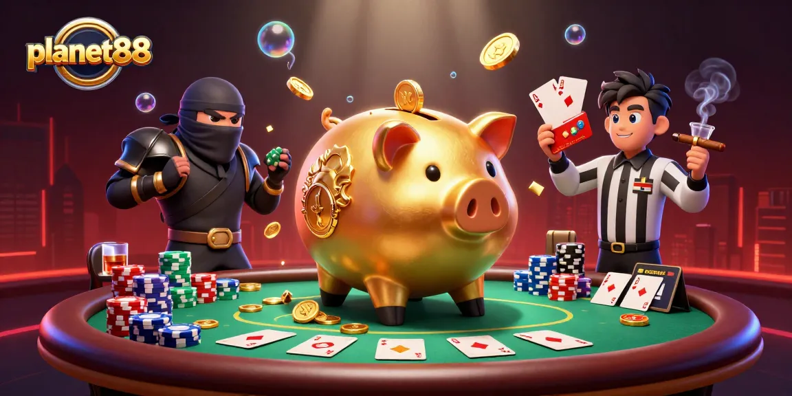 Watch planet88’s vibrant casino scene in action with energetic characters and colorful game elements.