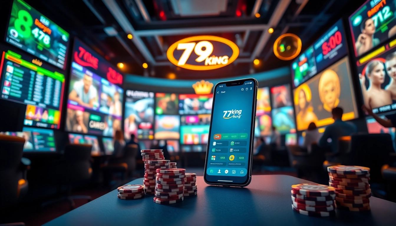 79king Online-Wettlandschaft mit dynamischen Spielen und begeisterten Spielern.