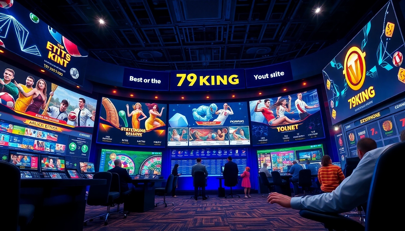 Engaging atmosphere of 79king's online gambling platform featuring vibrant games and betting options.