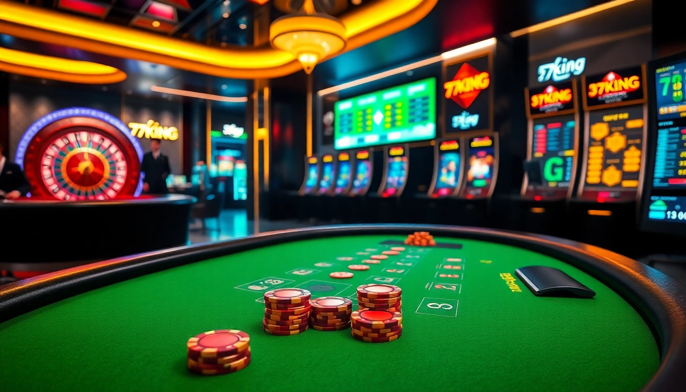 Strategic 79king casino table action with roulette and chips