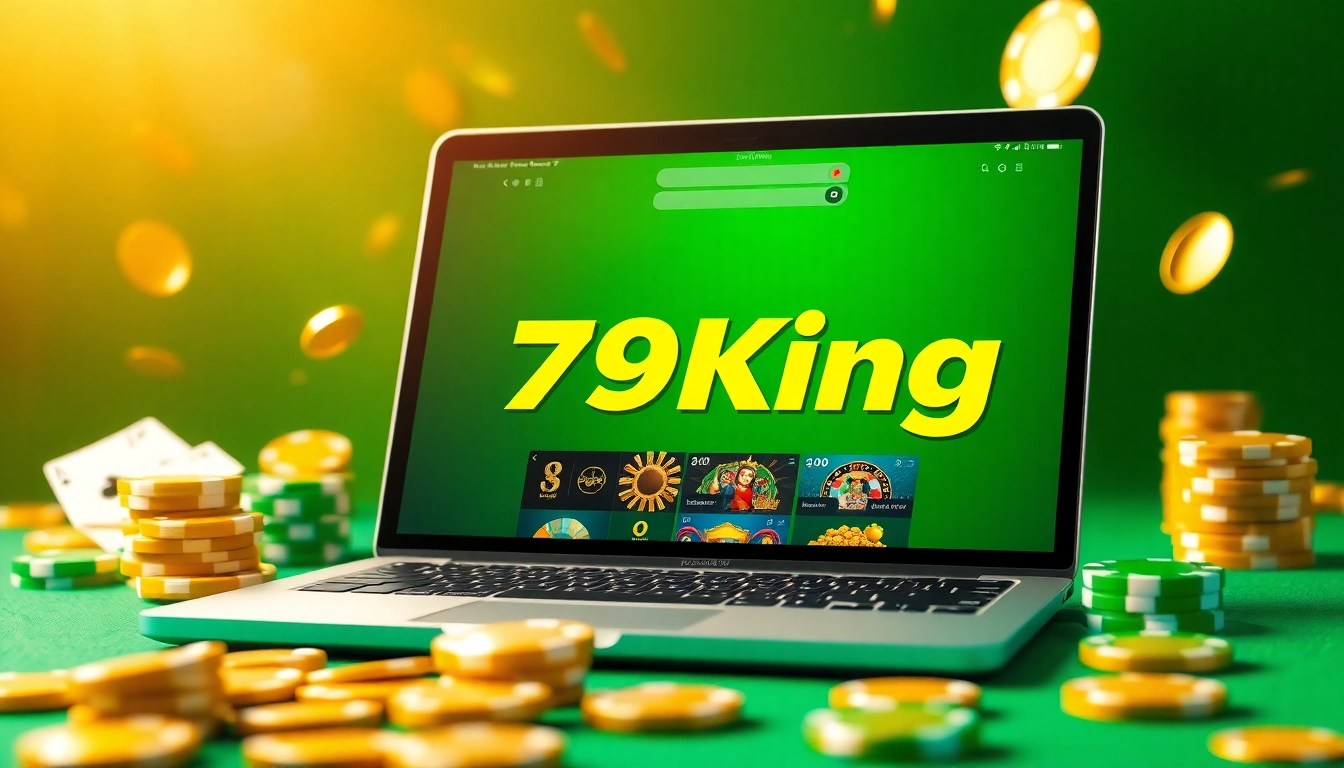 79king online gambling platform showcasing vibrant gaming elements