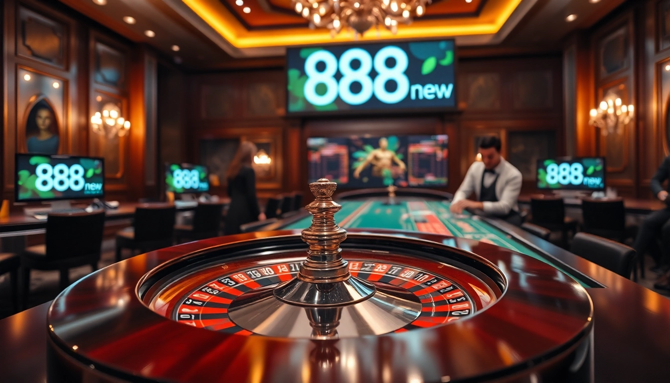 Experience the excitement of 888 new with vibrant table games and sleek casino interfaces.