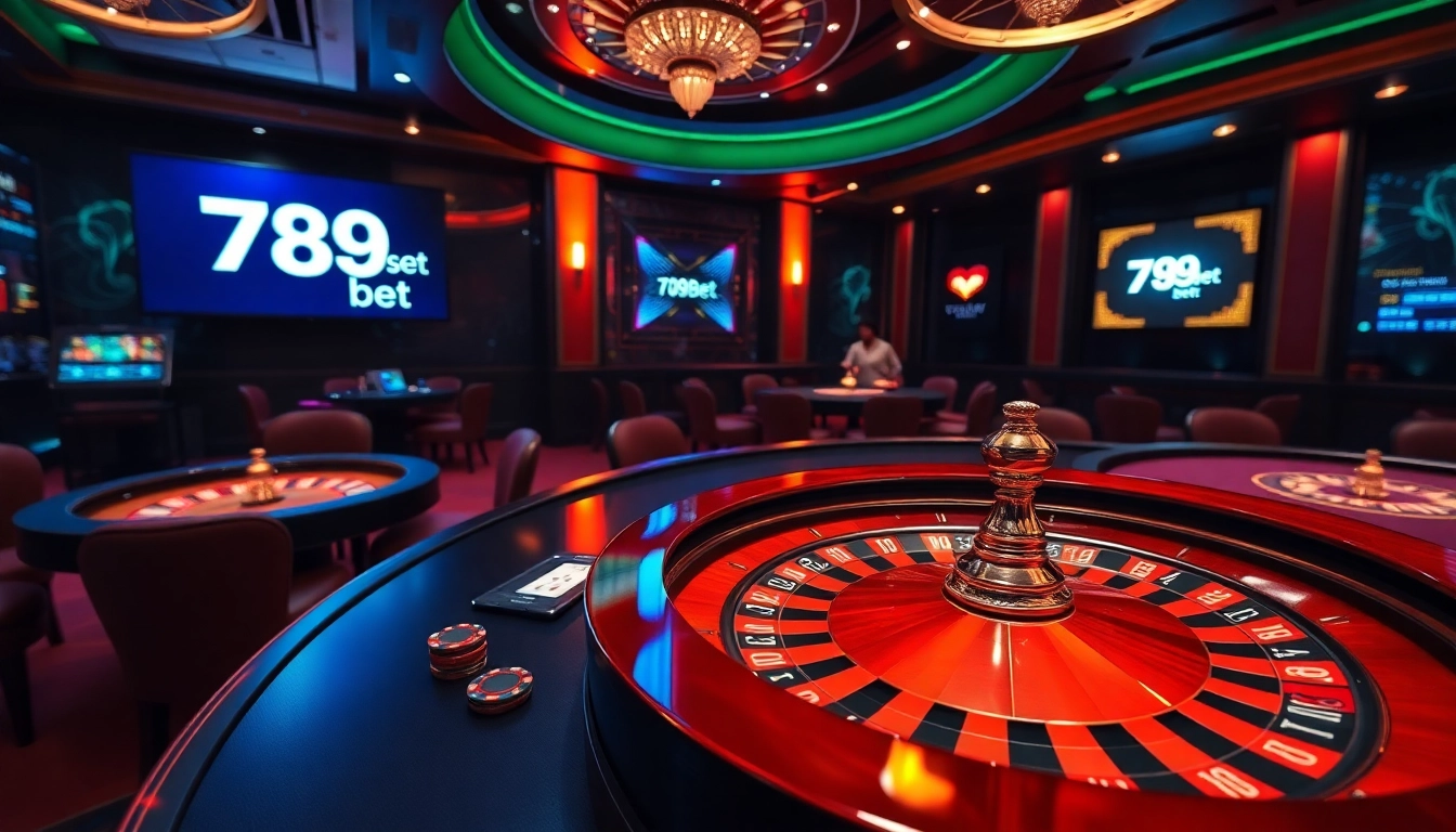 Players enjoying thrilling games at the 789bet online casino with vibrant visuals.