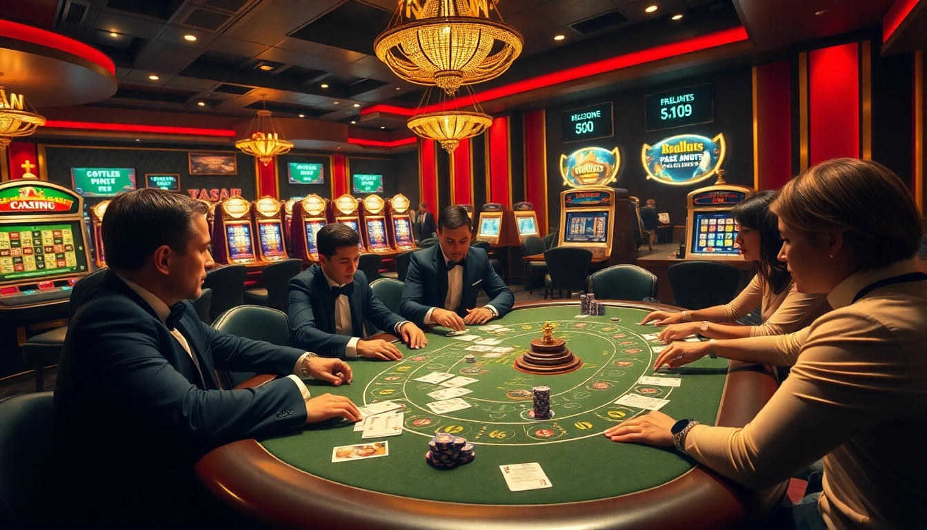 Experience thrilling poker action at https://kjc.solutions/ with luxury casino visuals of cards and chips.