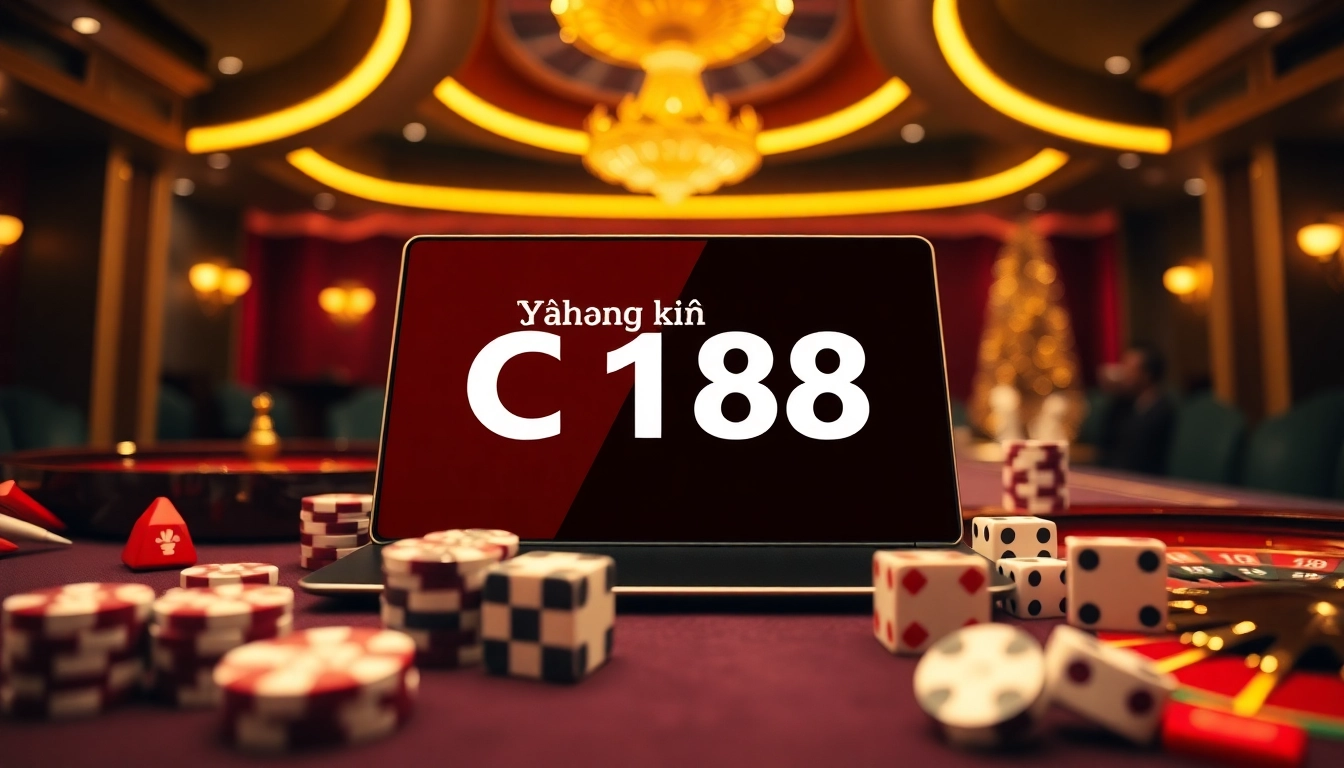 Capture the thrill of gambling as players register for C168, showcasing exciting casino elements.