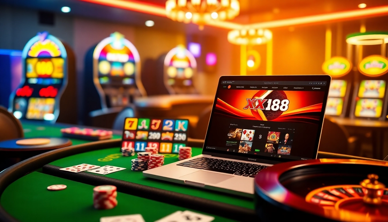 Experience online gambling excitement at https://xx88.promo/ with vibrant casino visuals.