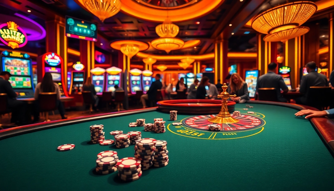 Join the excitement at the casino with a thrilling image featuring Daftar Modal138 and vibrant gameplay.