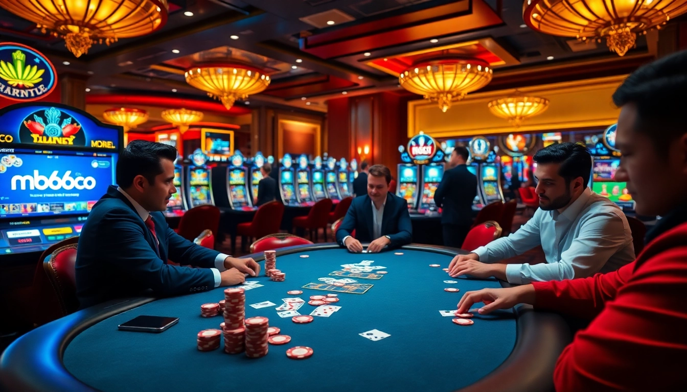 Experience high-stakes poker at mb668.co with vibrant colors and thrilling action.